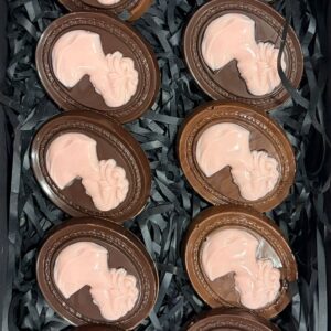 10 Chocolats blancs et noirs simples 300g